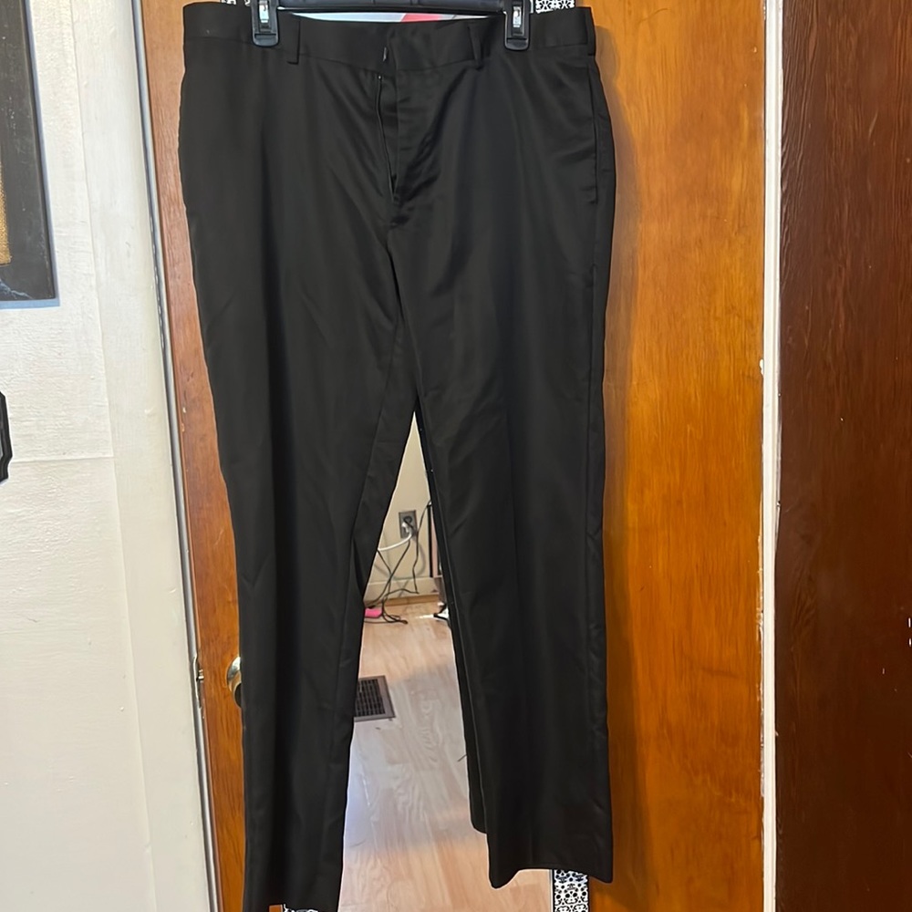 Men black (small lines)  dress pants